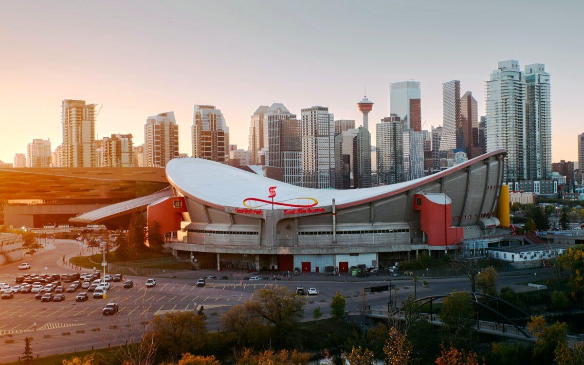 Downtown Calgary skyline near the courthouse representing personal injury lawyers in Calgary